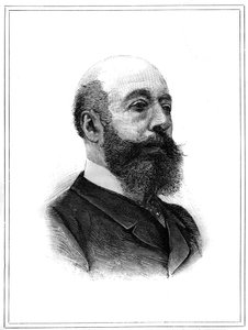 フランスの政治家、シャルル・ランベール・ド・サント・クロワ(Sainte-Croix)(1827-1889)の肖像。Le Monde Illustré」1月2日号に掲載されたエングレーヴィング 作： Unknown artist