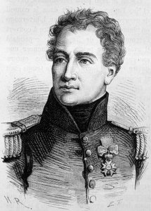 クロード・フランソワ・ド・マレ（1754年〜1812年）の肖像。(Claude-Francois Malet) H.Martinの「Histoire de France」に掲載された19世紀末のエングレーヴィング。 作： Unknown artist