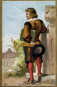 クロード・ジェレ（ル・ロラン）（1600 - 1682）の肖像。19世紀末のクロモリトグラフ。 作： Unknown artist