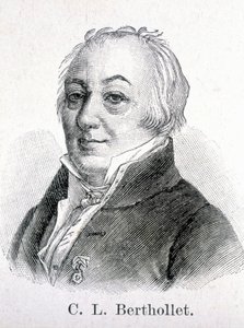 Claude Louis Comte Berthollet（1748 - 1822）フランスの化学者の肖像。 作： Unknown artist