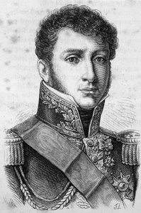 フランスの将軍、シャルル・トリスタン・オブ・モンソロン伯爵（1783-1853）の肖像。 作： Unknown artist