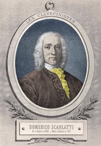ドメニコ・スカルラッティ（1685～1757）の肖像 イタリアの作曲家 作： Unknown artist