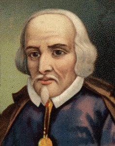 スペインの劇詩人、ドン・ペドロ・カルデロン・デ・ラ・バルカ（1600-1681）の肖像。