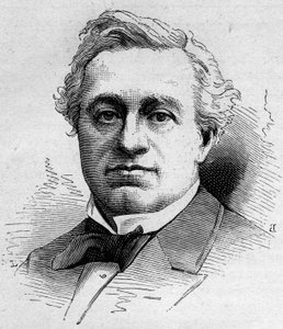 エドモンド・ゴット（1822-1901）はフランスのコメディアンで、コメディ・フランセーズのメンバー。1879年8月16日付の "Le Monde Illustré" n¡1168に掲載されたエングレーヴィング。 作： Unknown artist