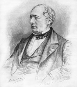 Edouard Charton (1807-1890)の肖像。作家、政治家、弁護士、サン・シモニア人。 作： Unknown artist