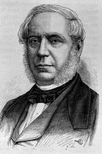 Edouard Drouyn de Lhuys (1805 - 1881)の肖像。19世紀末、H.Martinの「Histoire de France」に掲載されたエングレーヴィング。 作： Unknown artist