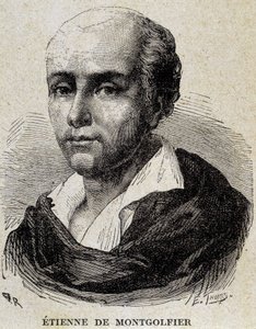 エティエンヌ・ド・モンゴルフィエ（1745～1799）の肖像。 作： Unknown artist