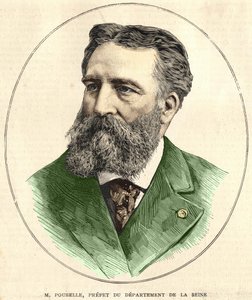 フランスの公務員でセーヌ川の県知事だったユージン・ルネ・プーベル（1831 - 1907）の肖像。Coll.ビアンケッティ。 作： Unknown artist