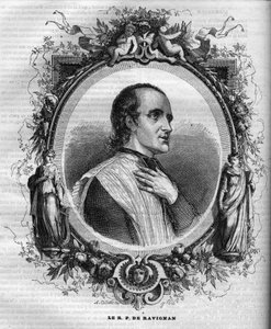 フランスのイエズス会士ドラクロワ・ド・ラヴィニャン神父（1795-1858）の肖像。