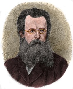 ドイツの作家、教授、歴史家であるフェリックス・ダーン（1834-1912）の肖像。 作： Unknown artist