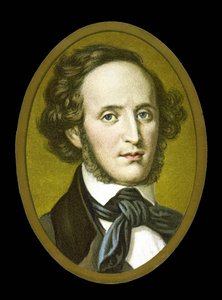 フェリックス・メンデルスゾーンの肖像-バルトルディ（1809～1847）ドイツの作曲家。 作： Unknown artist