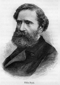 Félix Pyatの肖像。フランスの作家、ジャーナリスト、政治家。1810-1889 作： Unknown artist
