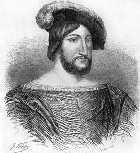 第一代フランス王フランソワ（1494-1547）の肖像。 作： Unknown artist