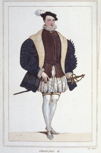 フランス王フランソワ2世（1544～1560年）の肖像 1830年の刻印 作： Unknown artist