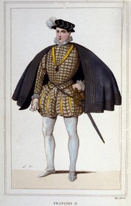 フランス王フランソワ2世（1544～1560年）の肖像 1830年の刻印 作： Unknown artist