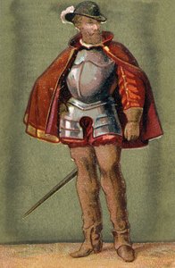 フランスのギーズ公、オマール公であったロレーヌ公フランソワ1世（1519-1563）の肖像。 作： Unknown artist