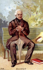 フランスの政治家・歴史家であるフランソワ・ギゾー（1787〜1874）の肖像。 作： Unknown artist