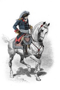大王フレデリックとして知られるプロイセンのフレデリック2世（1712-1786）の肖像。19世紀のエングレーヴィング。. 作： Unknown artist