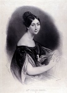 GRISI Giulia (Julie) (1811-1869) イタリアのソプラノ歌手の肖像。 作： Unknown artist