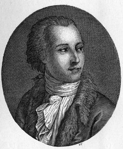 ガエターノ・フィランジェリ（1752-1788）の肖像。イタリアの法学者・教育者 作： Unknown artist