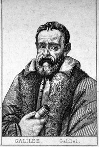 Galileo Galilei dit Galilee（1564 - 1642）の肖像。 作： Unknown artist