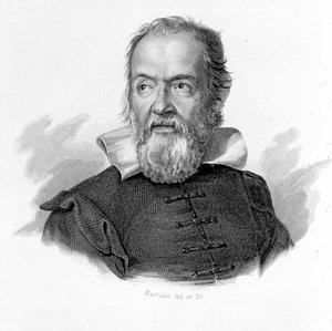 Galileo Galilei dit Galileo（1564 - 1642）の肖像。 作： Unknown artist