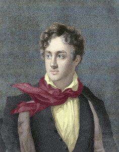 第6代男爵バイロン卿ジョージ・ゴードン・ノエルの肖像（1788-1824年 作： Unknown artist