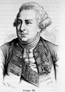 グレートブリテンおよびアイルランドの王であるジョージ3世（1738-1820）の肖像。 作： Unknown artist