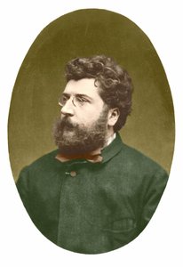 ジョルジュ・ビゼー（1838-1875）の肖像。 作： Unknown artist