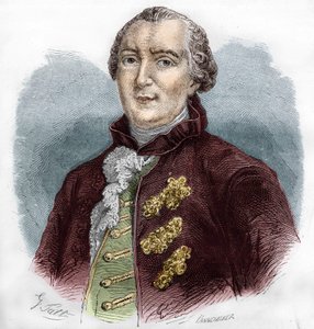 フランスの博物学者・作家であるジョルジュ・ルイ・ビュフォン（1707-1788）の肖像。