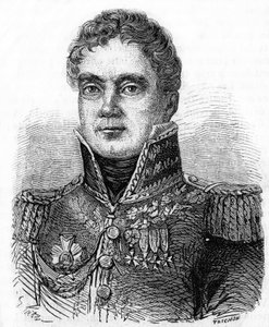 フランスの牧童だったジョルジュ・ムートン（ローバウ伯爵）（1770-1838）の肖像。 作： Unknown artist