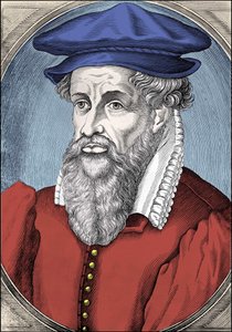 ゲルハルト・クレーメルの肖像」このゲルハルトス・メルカトル（1512-1594）は 作： Unknown artist