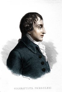 ジョヴァンニ・バッティスタ・ペルゴレージ（ジャン・バティスト・ペルゴレージ、Jean-Baptiste）（1710年～1736年）の肖像。 作： Unknown artist