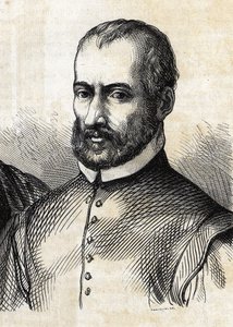 イタリアの作曲家、ジョヴァンニ・ピエルルイジ・ダ・パレストリーナ（1525〜1594）の肖像。 作： Unknown artist