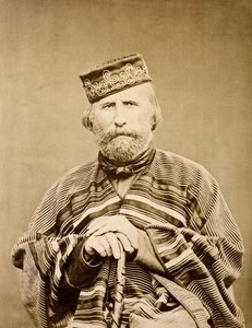 ジュゼッペ・ガリバルディ（1807-1882）の肖像 1865年 作： Unknown artist