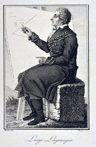 ジュゼッペ・ルドヴィコ・デ・ラ・グランジュ・トゥルニエ（1736～1813）の肖像 - フランスの数学者ラグランジュ伯爵ジョセフ・ルイ（Joseph-Louis）（1736～1813）の肖像 作： Unknown artist