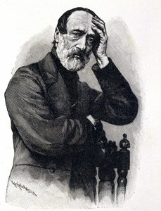 イタリアの愛国者・革命家ジュゼッペ・マッツィーニ（1805-1872）の肖像 作： Unknown artist