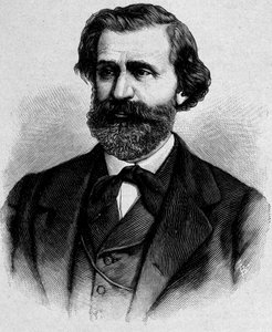 イタリアの作曲家、ジュゼッペ・ヴェルディの肖像（1813～1901年