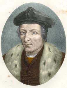 ギヨーム・ブデ（Budee）（Budaeus）（1467-1540）の肖像、19世紀のエングレーヴィング。