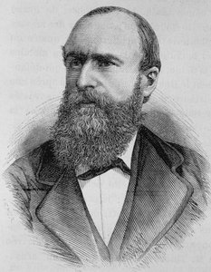 グスタフ・フルーレンス（1838 - 1871）の肖像。19世紀末、H.Martinの「Histoire de France」に掲載されたエングレーヴィング。 作： Unknown artist