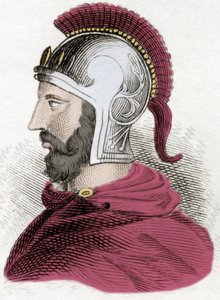 カルタゴニアの将軍であり政治家であったハンニバルまたはアンニバル・バルカ（紀元前247～183年頃）の肖像。 作： Unknown artist