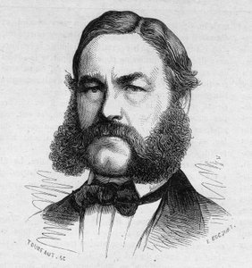 アンリ（ハインリヒ）・バルトの肖像 ドイツの旅行家・探検家 1821年～1865年