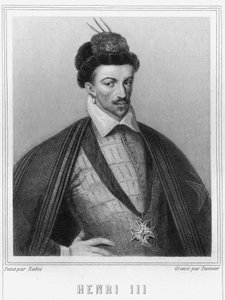 フランス王ヘンリー3世（1551-1589）の肖像 - ラヴァレの『フランス史』に掲載されている、エングレーヴィング、sd.