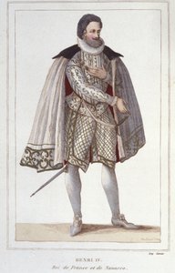 フランス王アンリ4世（1553-1610）の肖像 1830年のエングレーヴィング