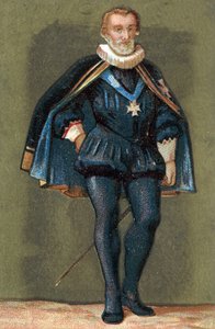 フランス王アンリ4世（1553-1610）の肖像。