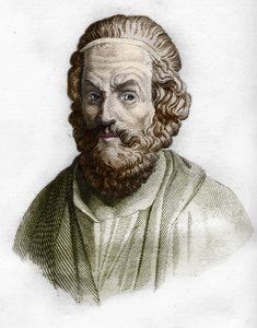 ホメロスの肖像（紀元前9世紀）ギリシャの詩人。ロランの古代史に登場する。 作： Unknown artist