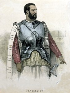 イタリア人テノール歌手エンリコ・タンバーリック（1820〜1869）の肖像（ジョアッキーノ・ロッシーニ作曲『オテロ』より 作： Unknown artist