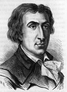 フランスのジャーナリスト・政治家であるジャック・ピエール・ブリソ・ド・ウォーヴィル（1754～1793）の肖像。奴隷制度の廃止を支持する「黒人協会」を設立した。 19世紀の版画。 作： Unknown artist