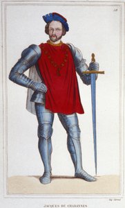 ジャック・ド・シャバンヌの肖像 ラ・パリスの領主。1470年から1525年までのフランスの元帥。 作： Unknown artist