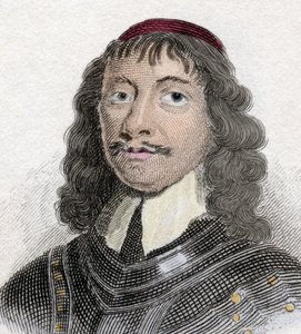 ジェームズ・グラハム（1612-1650）第5代モントローズ伯爵・第1侯爵、スコットランドの貴族・軍人の肖像。 作： Unknown artist